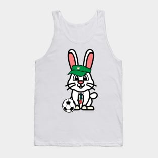 Funny bunny is a soccer coach Tank Top